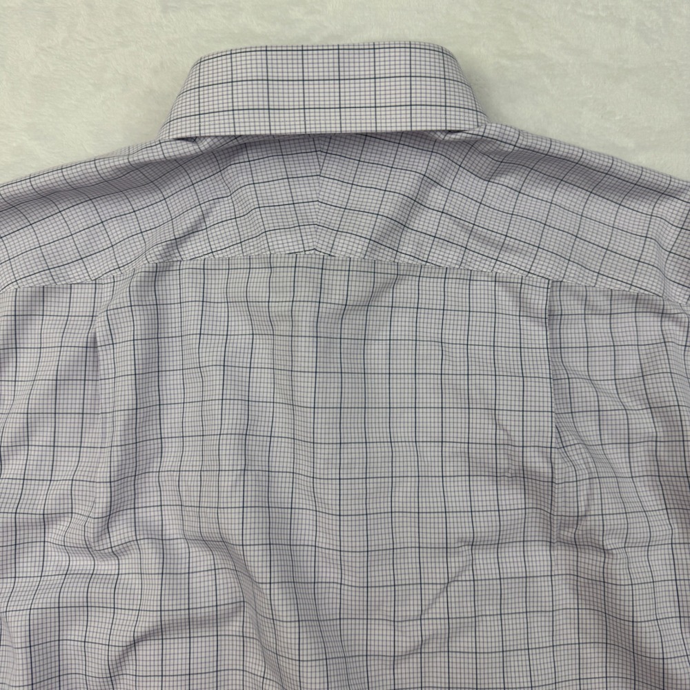 Charles Tyrwhitt Mens Slim Fit Non-Iron Dress Shirt French Cuff Purple 16/34 - Picture 6 of 7